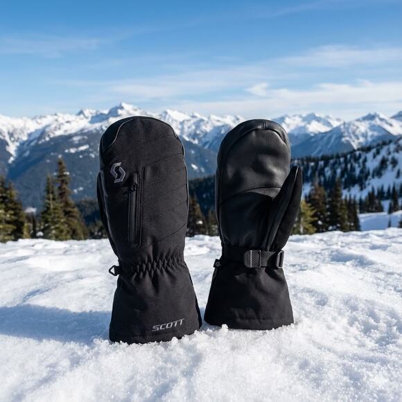 SCOTT Ultimate Pro Waterproof Ski Mittens – Size M – Insulated Snowboard Gloves - Picture 4 of 6